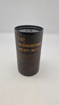 Beskyttelses rør for røghåndbombe M/77