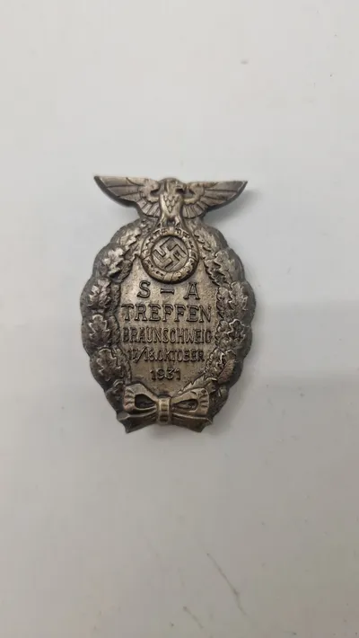 SA treffen abzeichen 1931 - Souval/efterkrigs