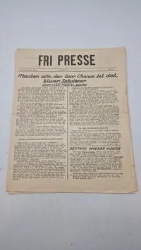 Samling originale illegale blade - ww2