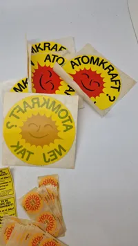Samling patches med Atomkraft, nej tak