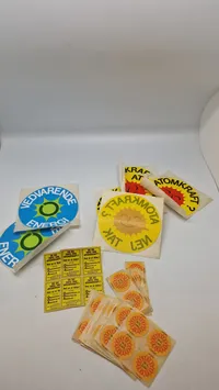 Samling patches med Atomkraft, nej tak