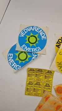 Samling patches med Atomkraft, nej tak