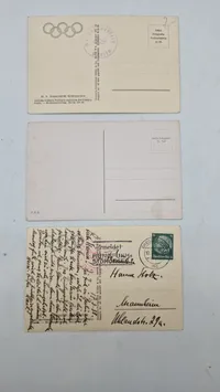 Samling originale postkort fra Olympiaden i 1936
