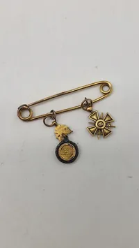 Original Fransk miniture spange