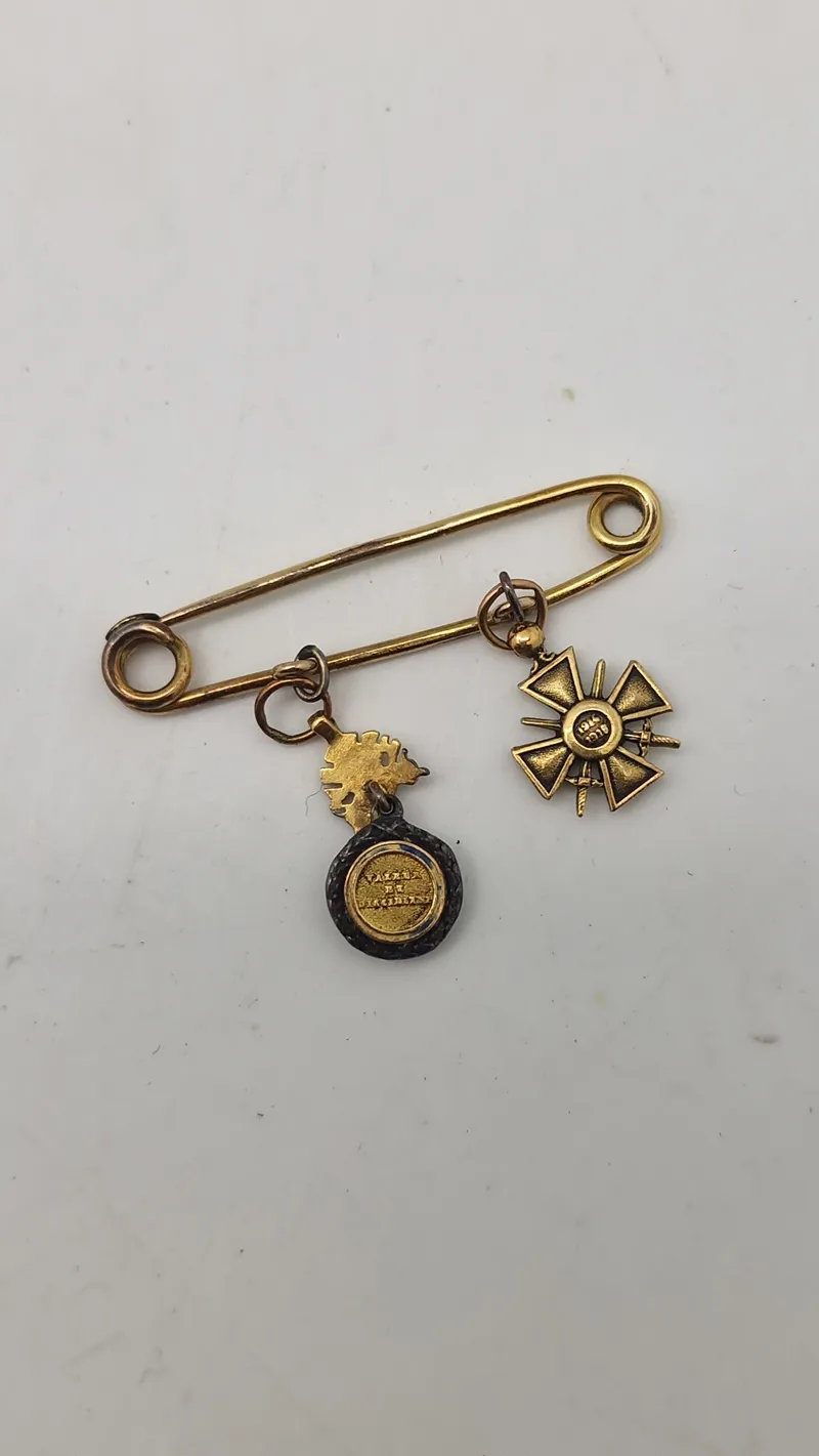 Original Fransk miniture spange