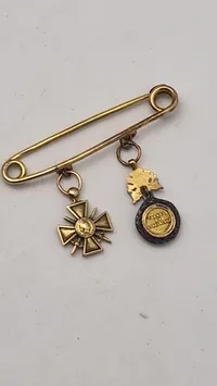 Original Fransk miniture spange