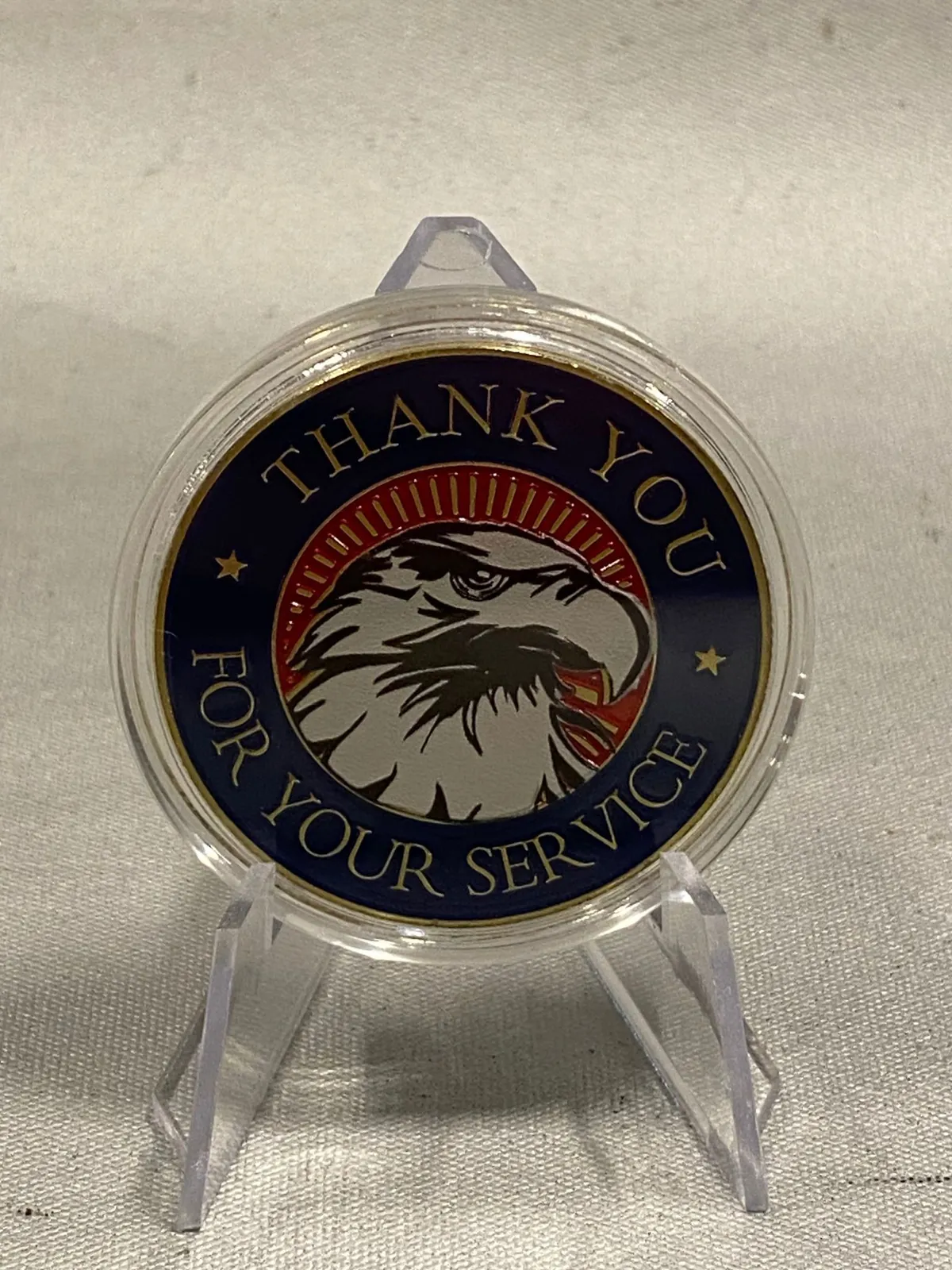 Amerikansk Challenge coin - Thank you for your service
