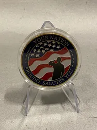 Amerikansk Challenge coin - Thank you for your service