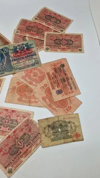 Samling originale tyske pengesedler fra 1920 erne