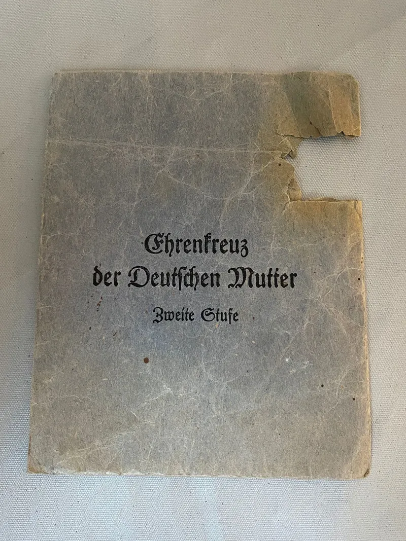 Original tysk pose til Mutterkreuz