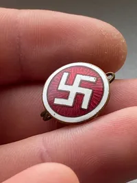Originalt dansk DNSAP partimærke - Heimburger