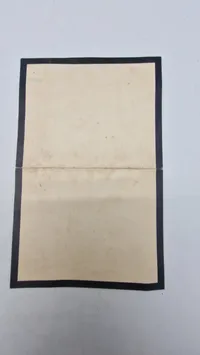 Sjældent originalt takkebrev fra Kongens adjudant til Olga Madsen ifbm Kongens død i 1912