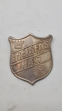 Originalt skjold fra Frelsens Hær