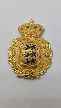 Originalt skjold fra den danske brigade i Sverige