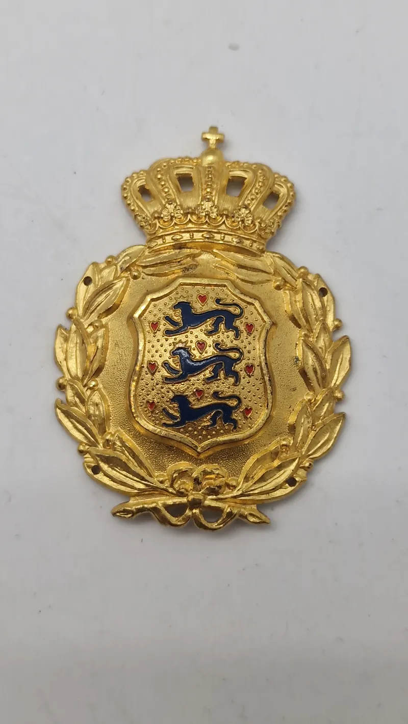 Originalt skjold fra den danske brigade i Sverige