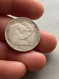 Original 2 Reichmark af sølv