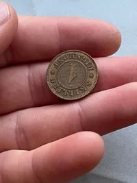 Original 1 skilling 1867