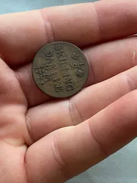 Original 1/2 skilling 1771