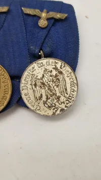 Original Wehrmacht-Dienstauszeichnung (4 & 12)