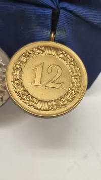 Original Wehrmacht-Dienstauszeichnung (4 & 12)