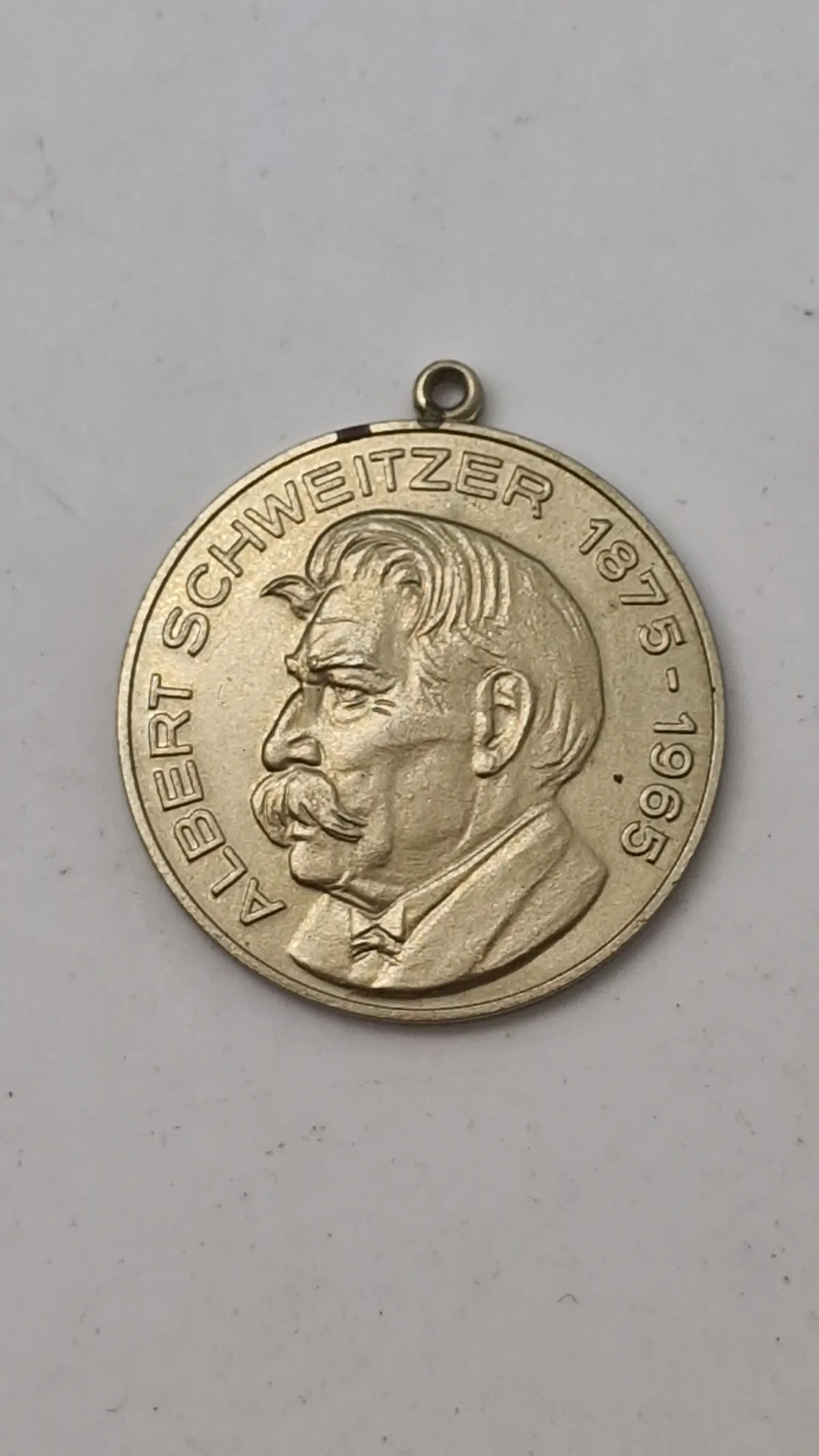 Original mindemedalje for Albert Schweitzer 1875-1965