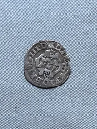 Original dansk sølv skilling 1700 tallet