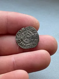 Original dansk sølv skilling 1700 tallet