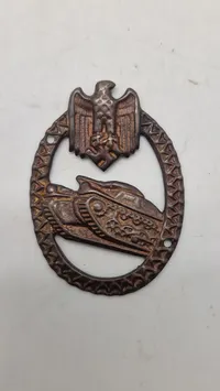 Tysk panzer badge for skydesnor. Efterkrigs