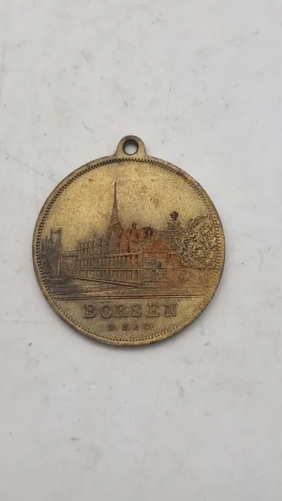 Medalje med motiv af Børsen fra 1893