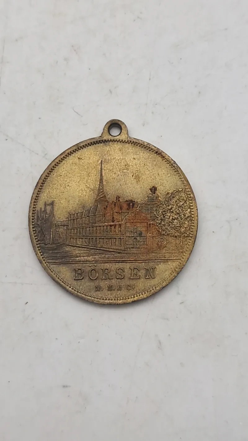 Medalje med motiv af Børsen fra 1893