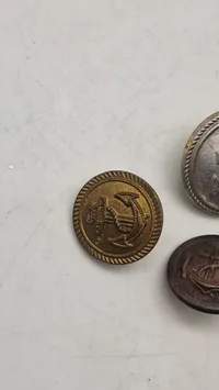 Samling originale tyske Kriegsmarine knapper, ww2