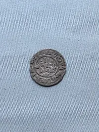 Original dansk sølv skilling 1700 tallet