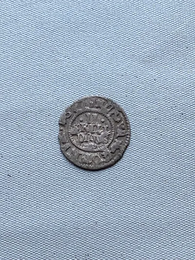 Original dansk sølv skilling 1700 tallet