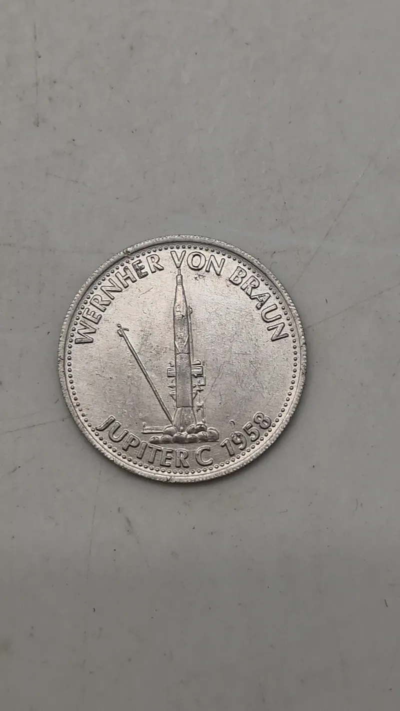 Original Shell mønt (Wernher Von Braun)