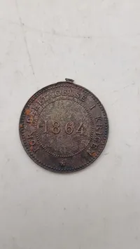 Original dansk 1864 deltager medalje