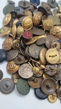 Stor samling blandede knapper