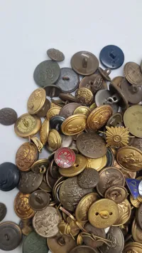 Stor samling blandede knapper