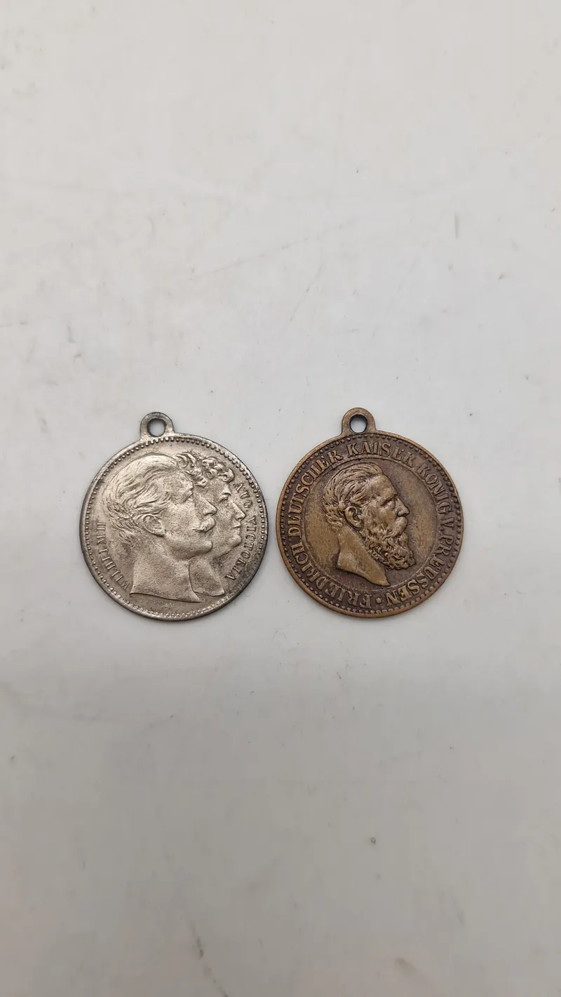 Originale tyske 1800 tals medaljer