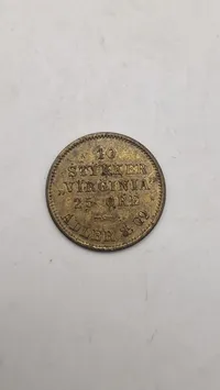 Original dansk reklame-jeton fra Adler & Co