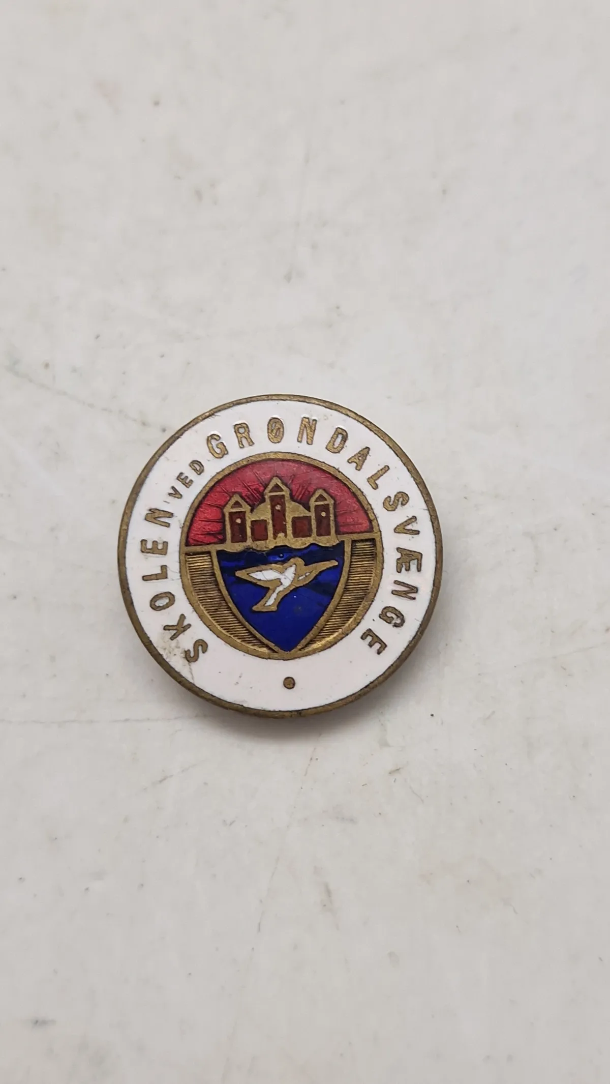 Original pin - Grøndahlsvænge skolen