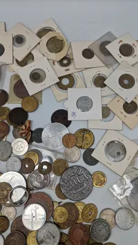 Stort lot mønter og Tokens