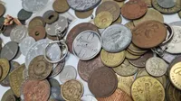 Stort lot mønter og Tokens