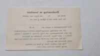 Original dansk evakueringsseddel, ww2
