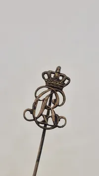 Original dansk Kong Christian X pin