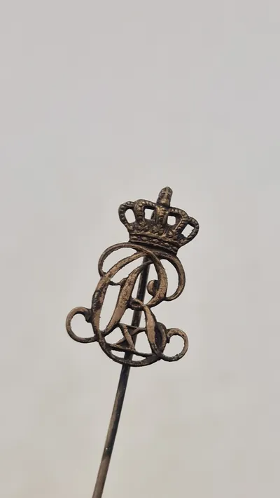 Original dansk Kong Christian X pin