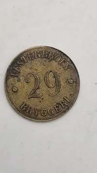 Original Token fra Vesterbros bryggeri
