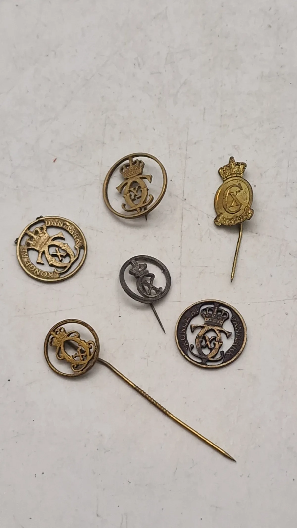 Originale Kong Christian X pins