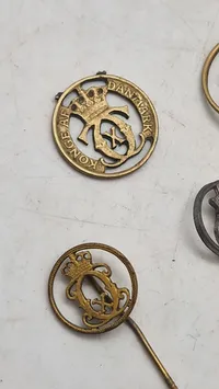 Originale Kong Christian X pins