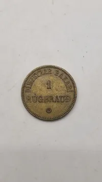 Original islandsk brød-token fra et bageri i Þingeyri