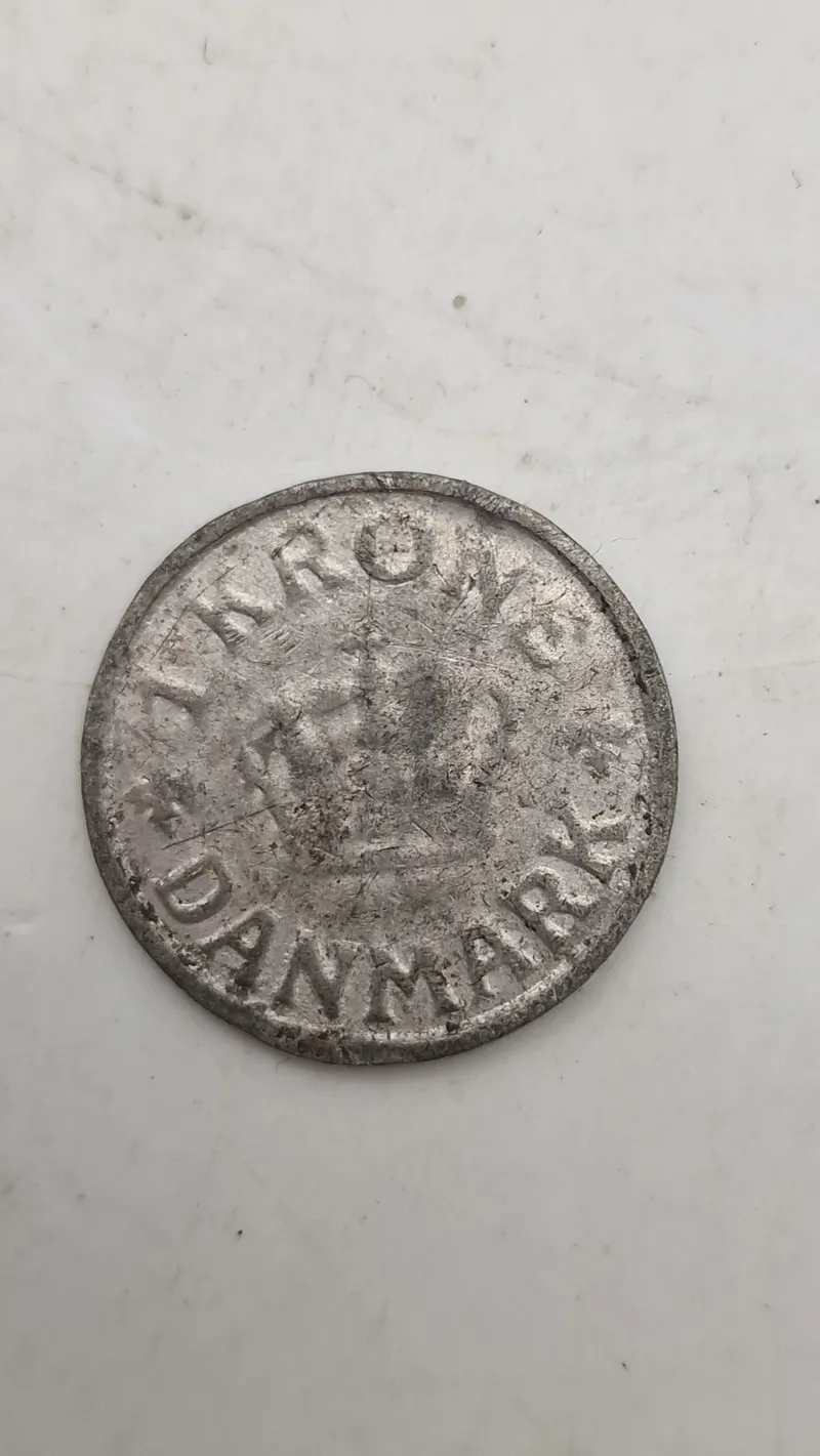 Sjælden falsk 1 krone fra tiden omkring ww2